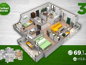 Apartament de vânzare 3 camere în Iasi, Copou