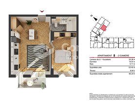 Apartament de vânzare 2 camere, în Cluj-Napoca, zona Iris