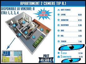 Apartament de vânzare 2 camere, în Bragadiru