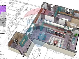 Apartament de vânzare 3 camere în Ramnicu Valcea, Agrement Ostroveni