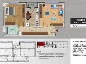 Apartament de vânzare 2 camere, în Popeşti-Leordeni, zona Exterior Vest