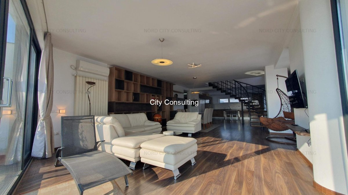 Herastrau Inchiriere duplex cu 5 camere si vedere panoramica