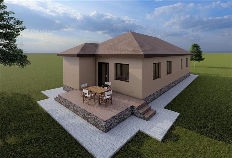 De vanzare casa, pe un singur nivel, in Sancrai