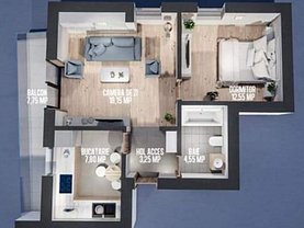 Apartament de vânzare 2 camere, în Iasi, zona Moara de Vant