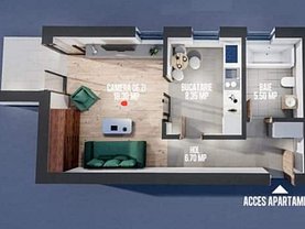 Apartament de vânzare 2 camere, în Iasi, zona Moara de Vant