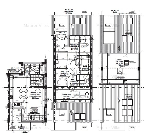 Apartament 3 camere de vanzare,  Maurer Villas Brasov - imaginea 1