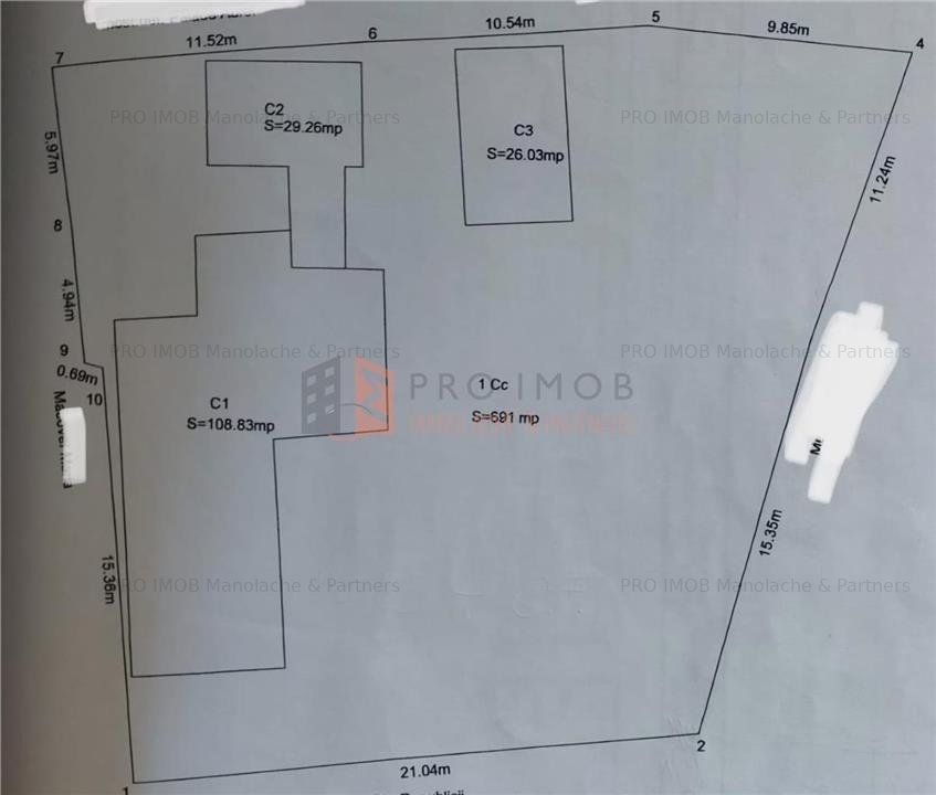 Casa tip parter+Teren zona Garii