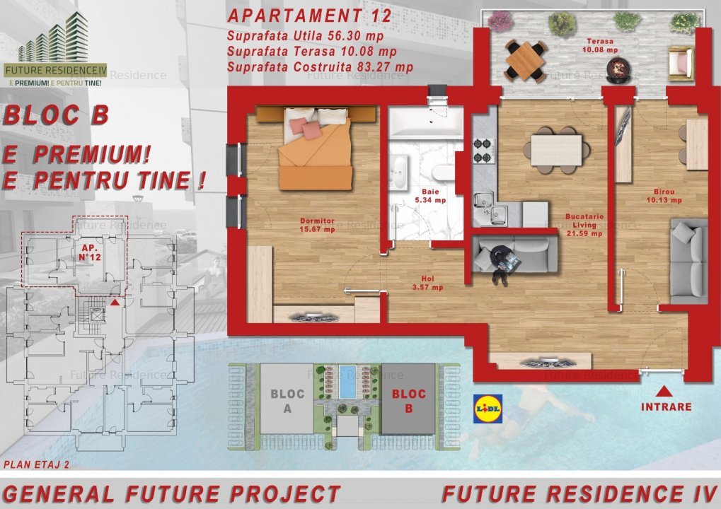 Apartament 3 Camere Nou - Comision 0% - Piscina - Lift- Finisaje Premium - Clima - imaginea 2