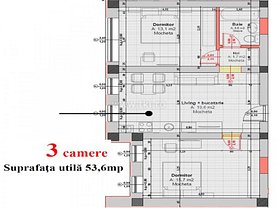 Apartament de vânzare 3 camere, în Cisnadie, zona Central