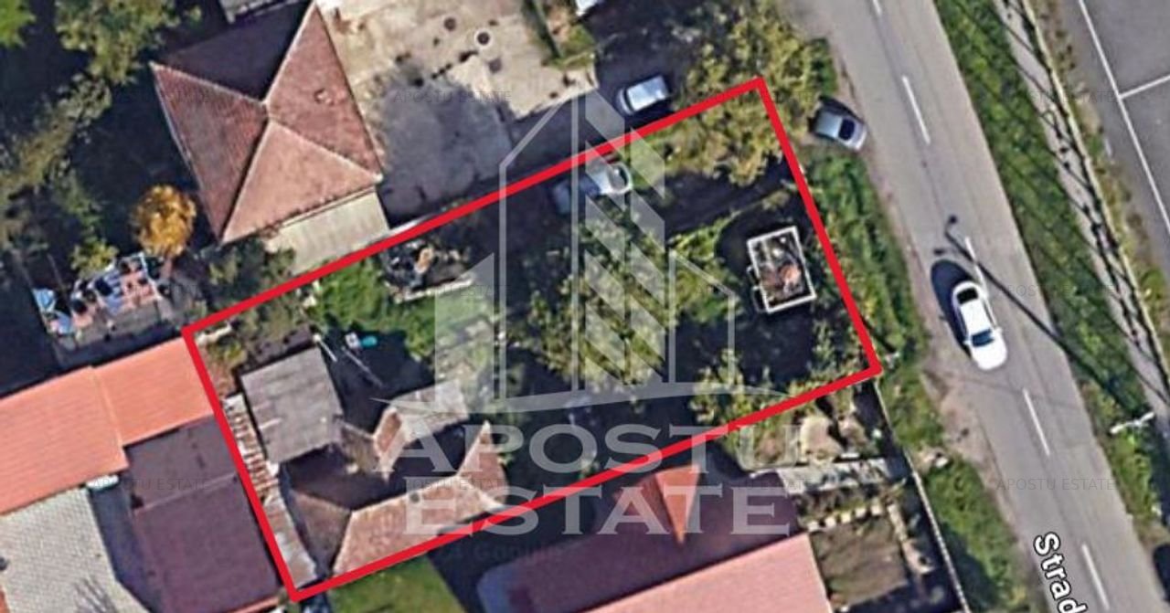 Casa individuala, teren 443 mp, front 19 m, zona Plopi