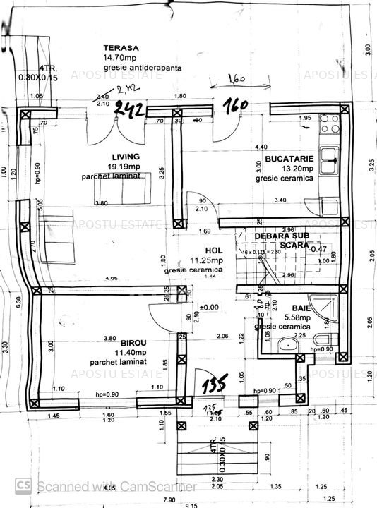 Casa individuala, 5 camere, 465mp teren, in Sanandrei