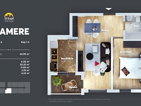 Apartament de vânzare 2 camere, în Bucuresti, zona Theodor Pallady