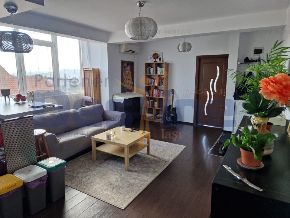 CHIRIE - Apartament 3 camere MOBILAT+UTILAT 75 mp - Popas Pacurari
