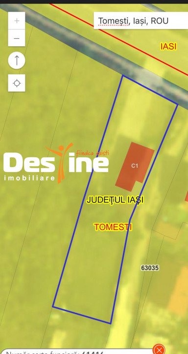 CASA 3 CAMERE, 62 MP, TEREN 800MP, TOMESTI