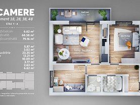 Apartament de vânzare 3 camere, în Bucuresti, zona 1 Decembrie 1918