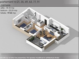 Apartament de vânzare 3 camere, în Bucureşti, zona Theodor Pallady
