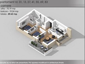 Apartament de vânzare 3 camere, în Bucureşti, zona 1 Decembrie 1918