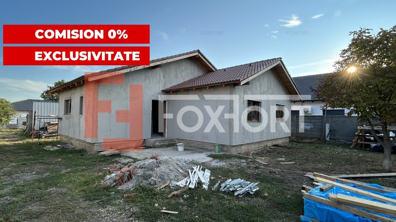 COMISION 0% Casa individuala 4 camere, 2 bai si teren de 375 mp in Sanandrei