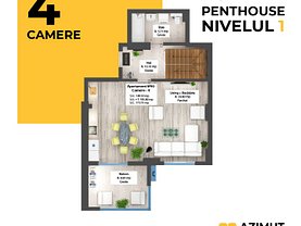 Penthouse de vânzare 4 camere, în Iaşi, zona Copou