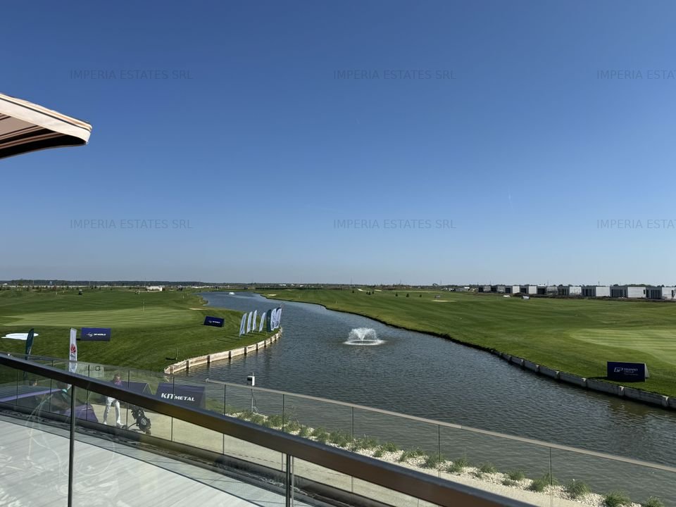 Vila individuala cu finisaje PREMIUM, vedere la terenul de GOLF