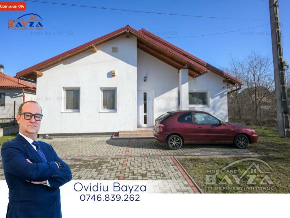 Mocira, casa superba pe un nivel, mobilata si utilata