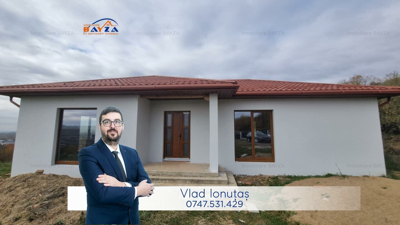Tautii de Sus, casa noua, semifinisata, teren 500 mp