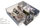 Apartament 2 camere, living-bucătărie spațios, design unic, comision 0%! - imaginea 2