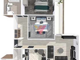 Apartament de vânzare 3 camere în Sibiu, Vest