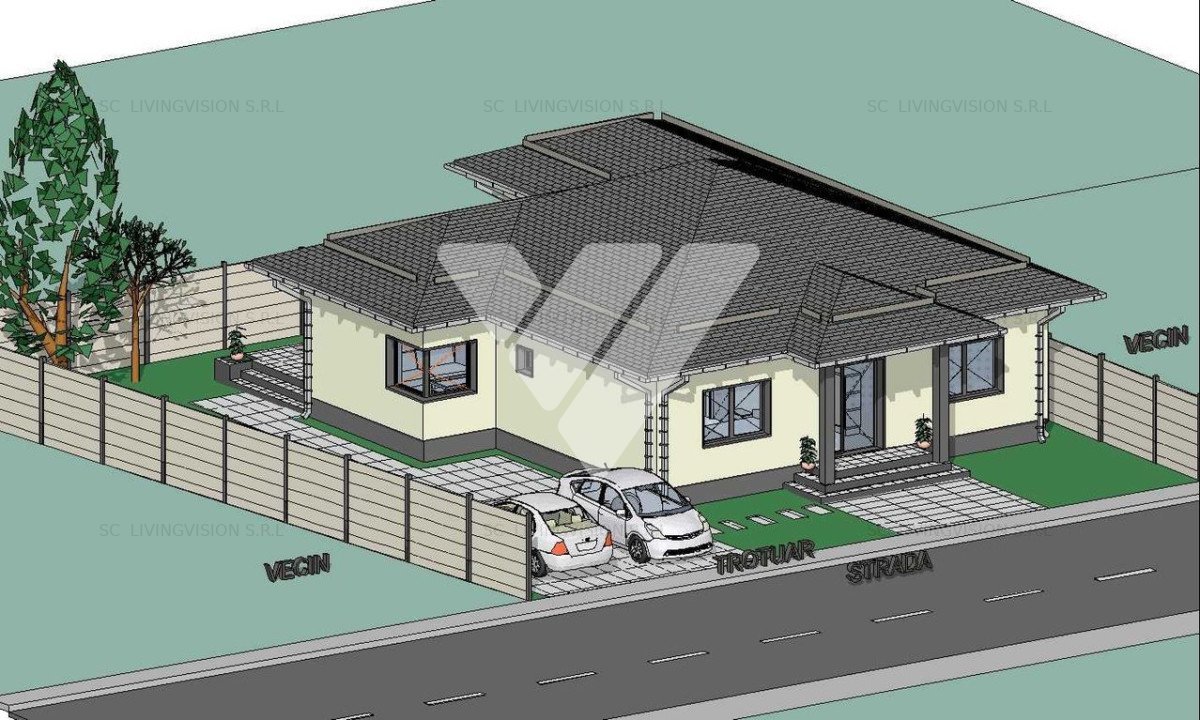 Casa de Vanzare pe un singur nivel In Selimbar sat Vestem