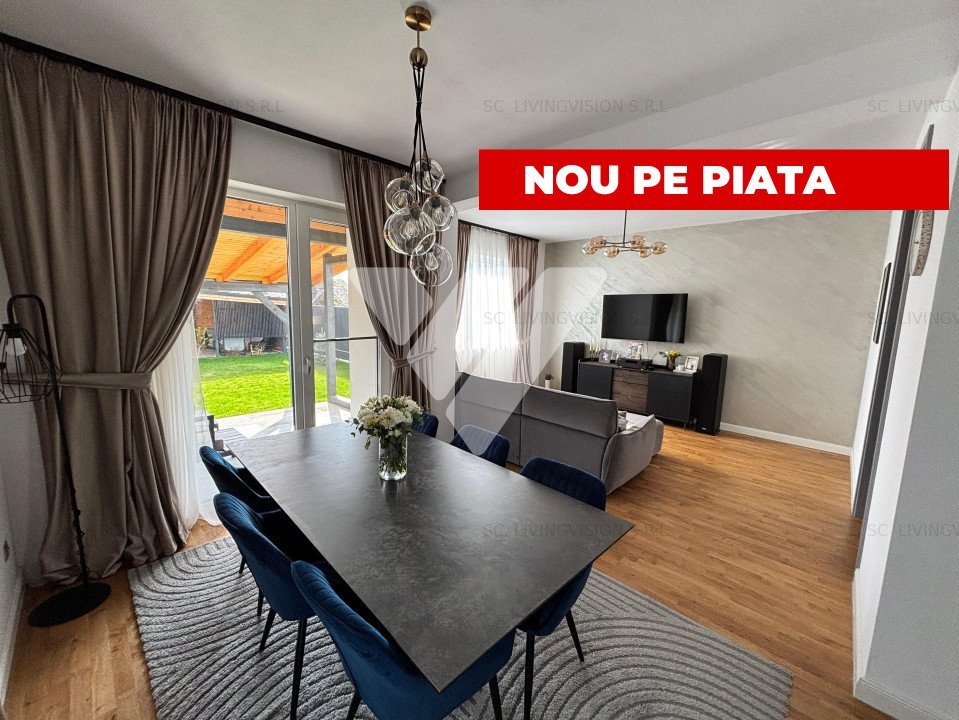 Casa de lux cu panouri solare si curte generoasa - Cristian, Sibiu