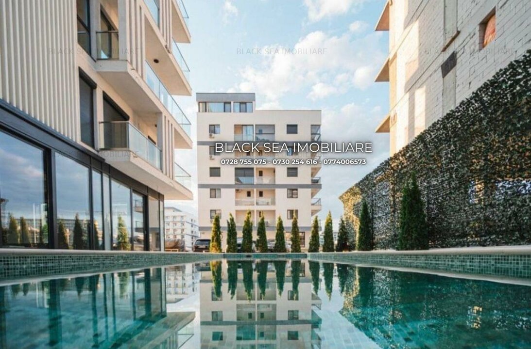 Apartament modern cu vedere la mare și piscină privată / QUEENS RESIDENCE MAMAIA