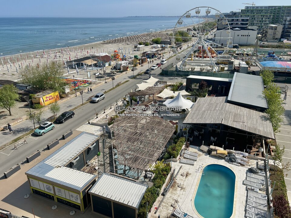 Prima linie la mare !!! Mamaia Nord l Apartament 2 camere cu vedere la mare !!!