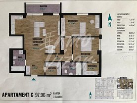 Apartament de vânzare 3 camere, în Cluj-Napoca, zona Europa