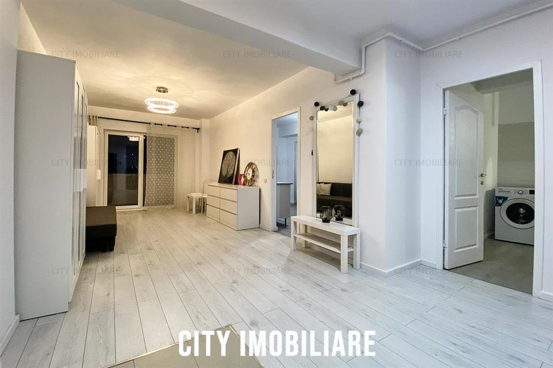 Apartament 1 camera modificabil in 2 camere, S-53 mp + 11 mp. terasa, bloc nou,