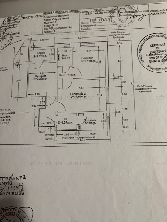 Apartament 3 camere- Central Bucuresti sector 2