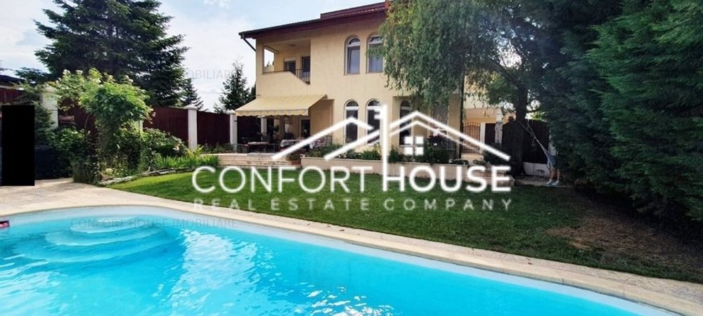 Vila cocheta, P+E+M, 7 camere, piscina, PIPERA - imaginea 0 + 1