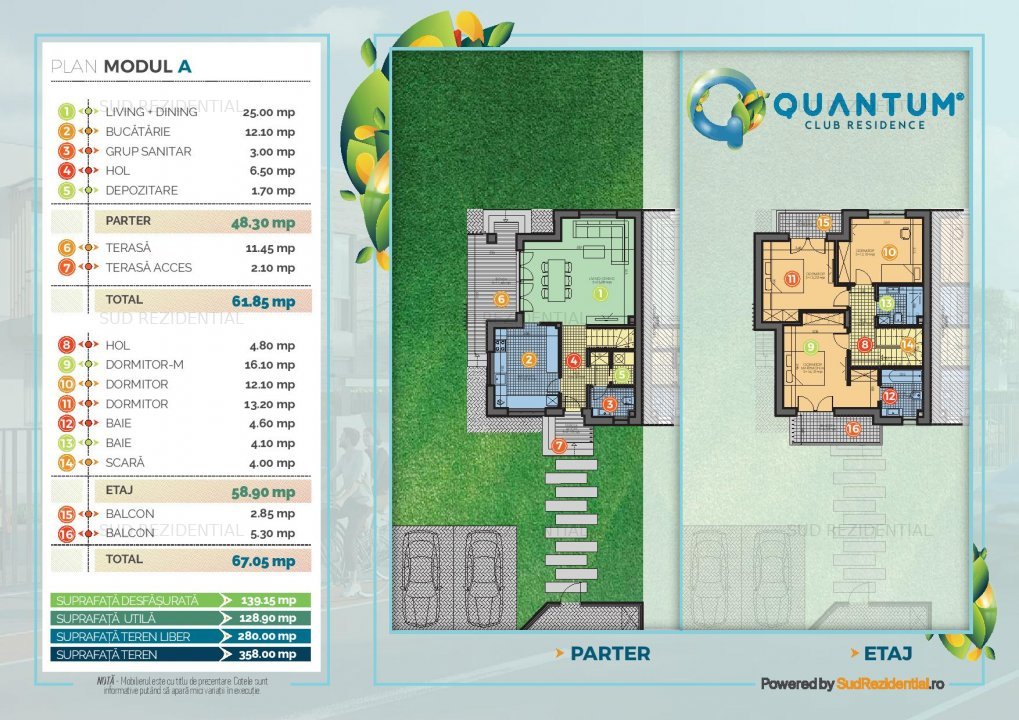 Quantum Club Residence – Vila Duplex – certificata Green Homes – 358 mp teren - imaginea 46