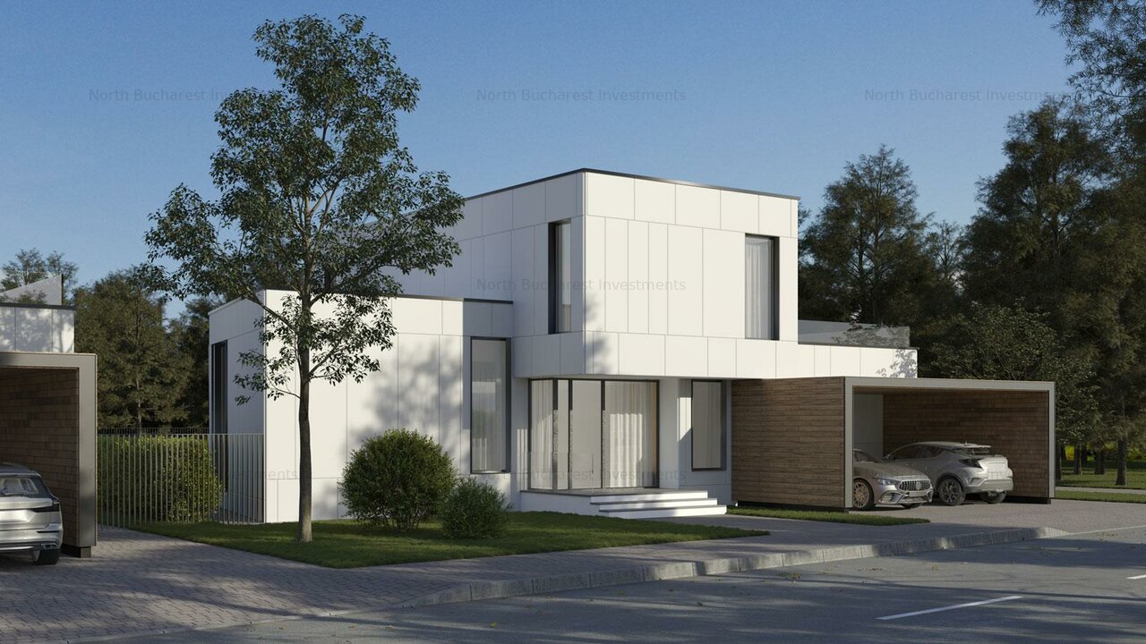 VILA INDIVIDUALA - CORBEANCA - LANGA PADURE CU PISCINA 54MP