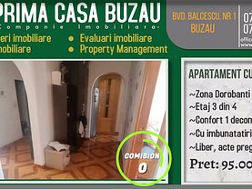 Apartament de vânzare 4 camere, în Buzău, zona Dorobanţi
