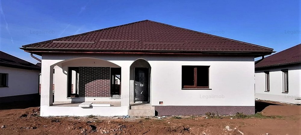 Casa individuala dispusa pe parter - teren 500 mp - imaginea 0 + 1