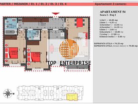 Apartament de vânzare 3 camere, în Bucureşti, zona Decebal