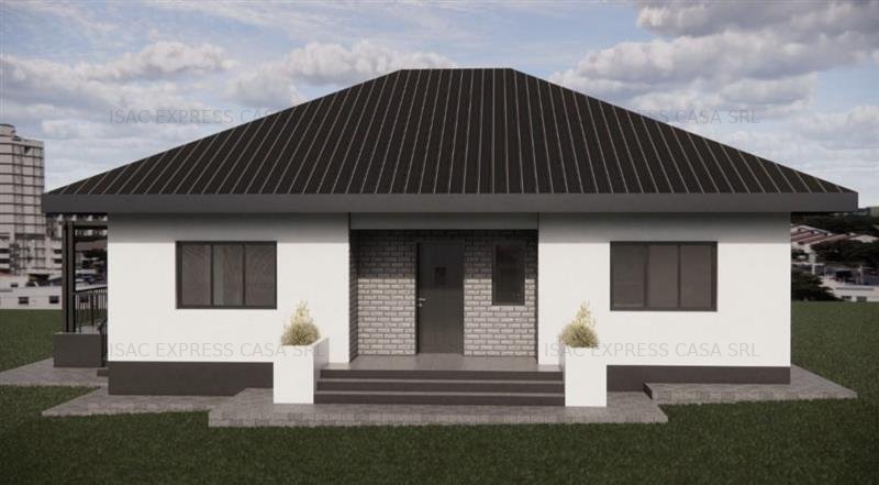 Casa spatioasa, plan parter 4 camere, 500 mp teren, la asfalt, Dumesti