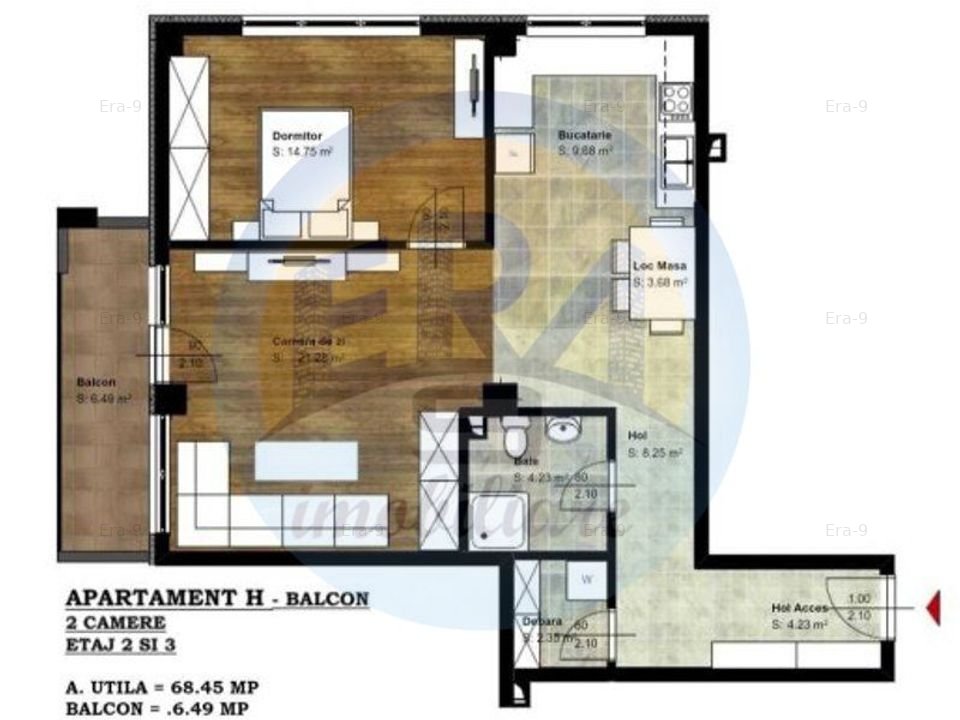 RA Residence - Apartamente Noi Premium- Finisate La Cheie H Ap 12 - imaginea 1
