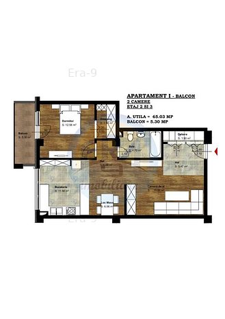 RA Residence - Apartamente Noi Premium- Finisate La Cheie, Ap 23 - imaginea 1