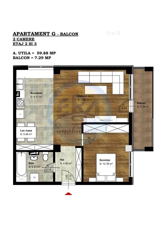 RA Residence - Apartamente Noi Premium- Finisate La Cheie, Ap 21 - imaginea 1