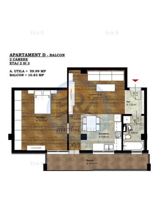 RA Residence - Apartamente Noi Premium- Finisate La Cheie,Ap 16 - imaginea 1