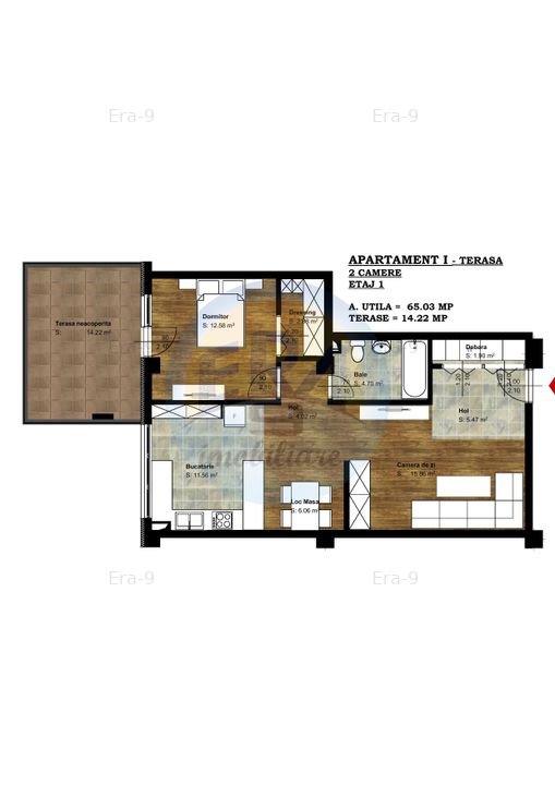 RA Residence - Apartamente Noi Premium- Finisate La Cheie, Ap 3 - imaginea 1