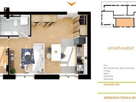 Apartament de vânzare 2 camere, în Cluj-Napoca, zona Bună Ziua