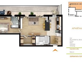 Apartament de vânzare 2 camere, în Cluj-Napoca, zona Bună Ziua