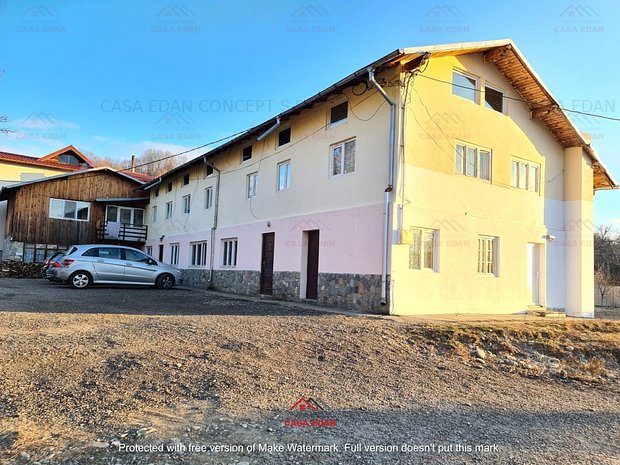 Pensiune 10 camere cu baie,teren 2000 mp,an 2010+casa P+E ...